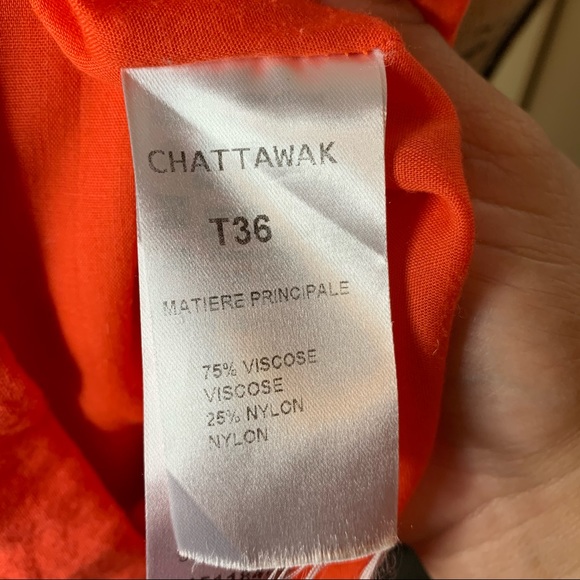 Chattawak Key Hole Linen Style Midi Dress - Picture 15 of 15